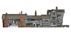 Little Moreton Hall, West & North Elevations