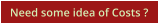 Need some idea of Costs ?