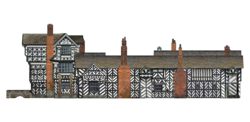 Little Moreton Hall, South & East Elevations