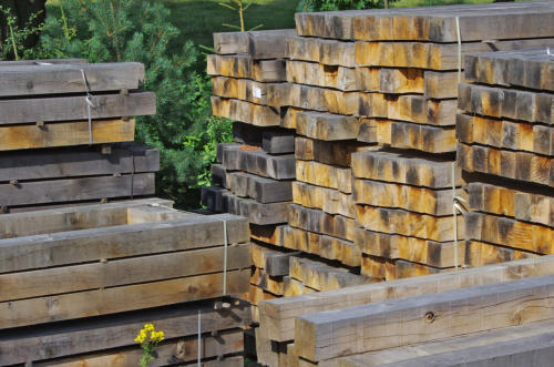 Air Dried Oak Beams
