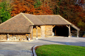 Oak Frame Garage Complex