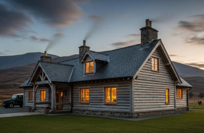 Oak Frame Scottish Lodge