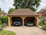 Two Bay Oak Frame Garage