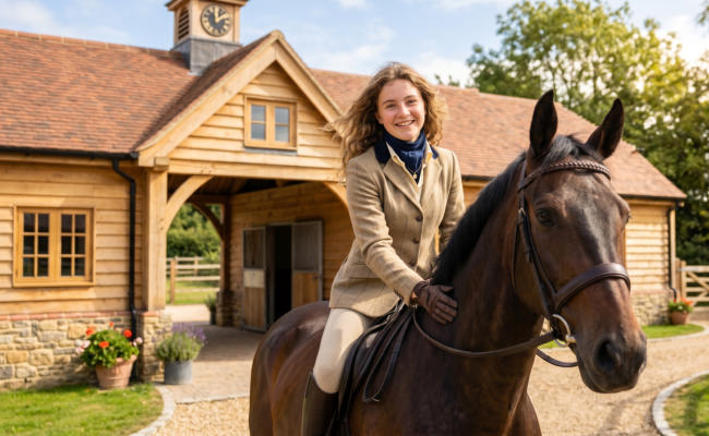 4 Bay Oak Stable Block