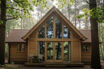 Oak Frame Hunting Lodge