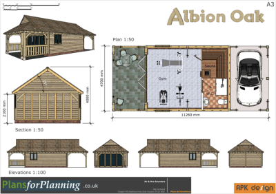 Oak Frame Planning Drawing