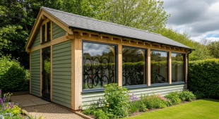 Oak Framed Bike Store