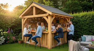 Oak Framed Garden Bar