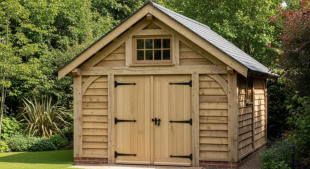 Oak Framed Garden Shed