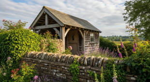 Oak Framed Garden Store