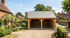 Oak Garage and Car Port