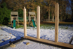 Raising the Oak Frame