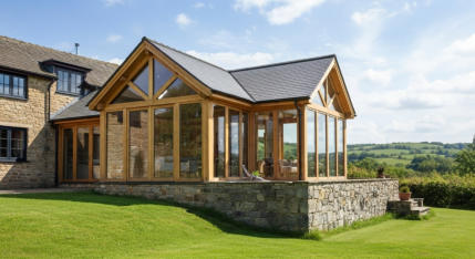 T Shaped Garden Room