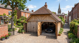 Three Bay Oak Sherwood Garage
