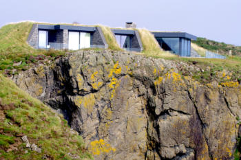 Underground House with Sedum Roof